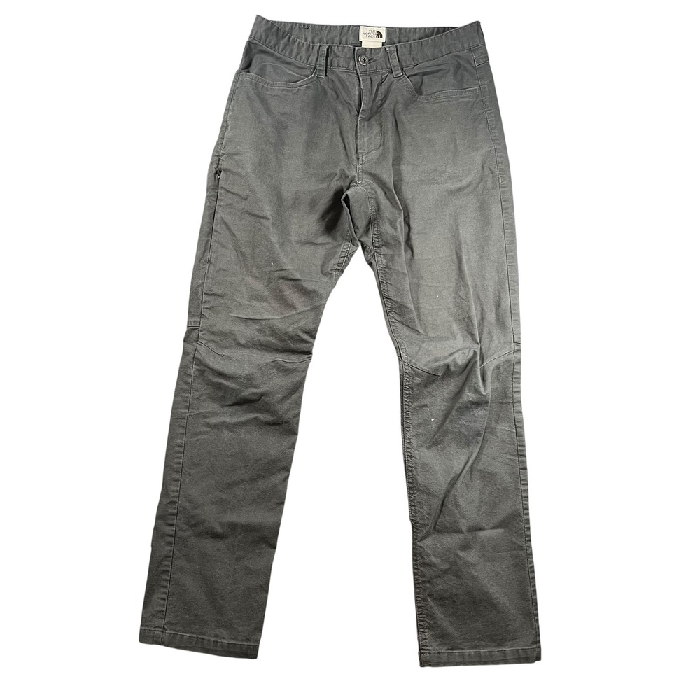 The‎ North Face Mens Outdoor Hiking Pants Gray 30 Cotton Blend Straight Leg
